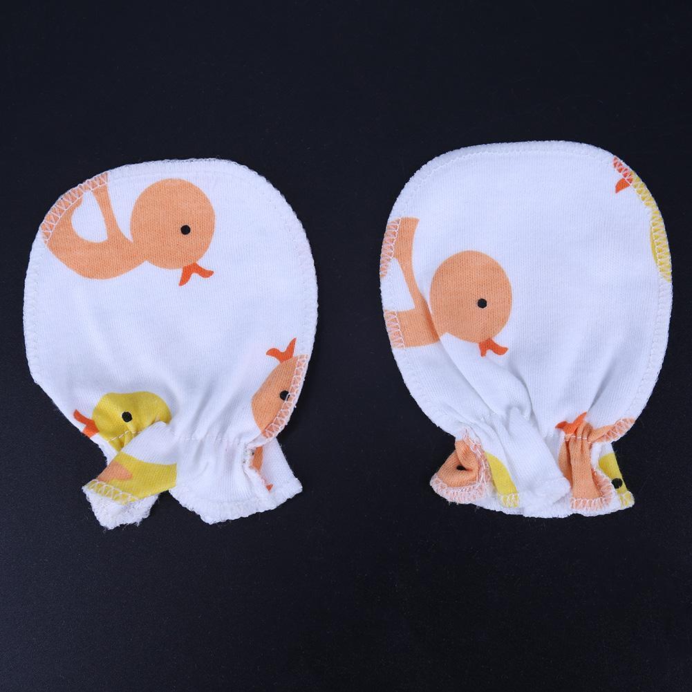 5Pair Soft Cotton Baby Gloves Four Seasons Gloves Newborn Safety Gloves