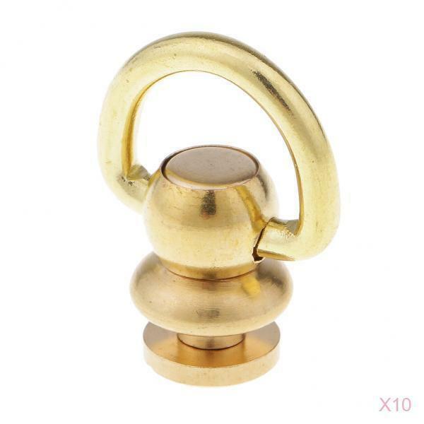 10pcs 10mm Ball Post Head Rivet  Buckle for Purse Handbag