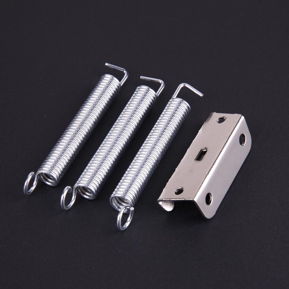 For Fd Strat 1 Set 6 Strings Chrome Guitar Tremolo Bridge With Bar New
