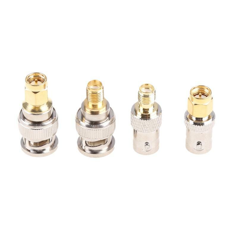 4 Pieces SMA to BNC Kits for Wi-Fi Radios External Antenna Corrosion Protection