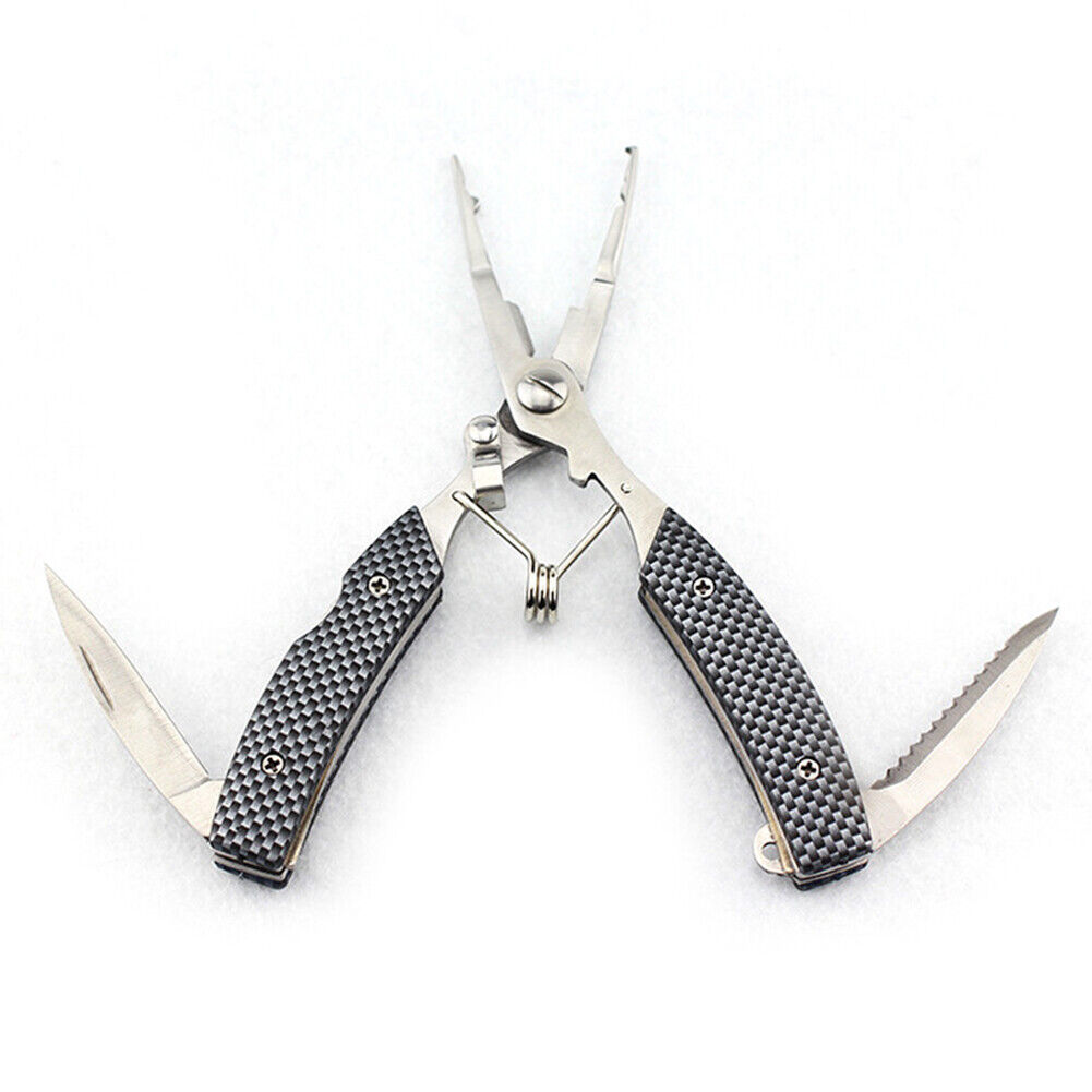Fishing Pliers Scissor Braid Line Lure Cutter Hook Remover Cutting Tongs