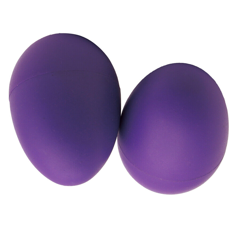 1 paar Plastic Maracas Shaking Eggs Schools Percussion Rhythm Instrument