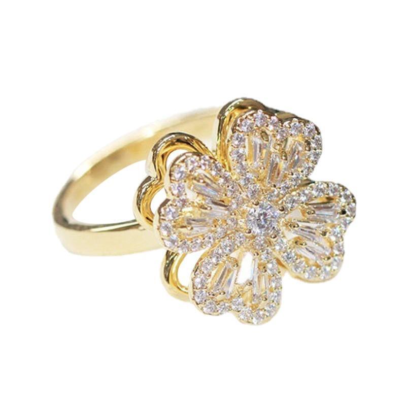 Decompression Ins Wind Temperament Light Luxury Opening Adjustable Finger Ring