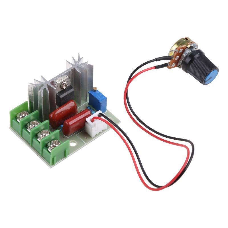 220V2000W Motor Speed Controller Adjustable Electronic Voltage Regulator Durable