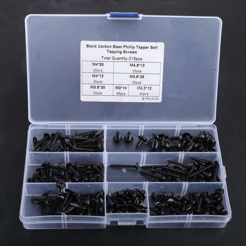 Furniture Screws Self Tapping Screw Set Assortment Kit M3/M4/M4.8 Cross Head