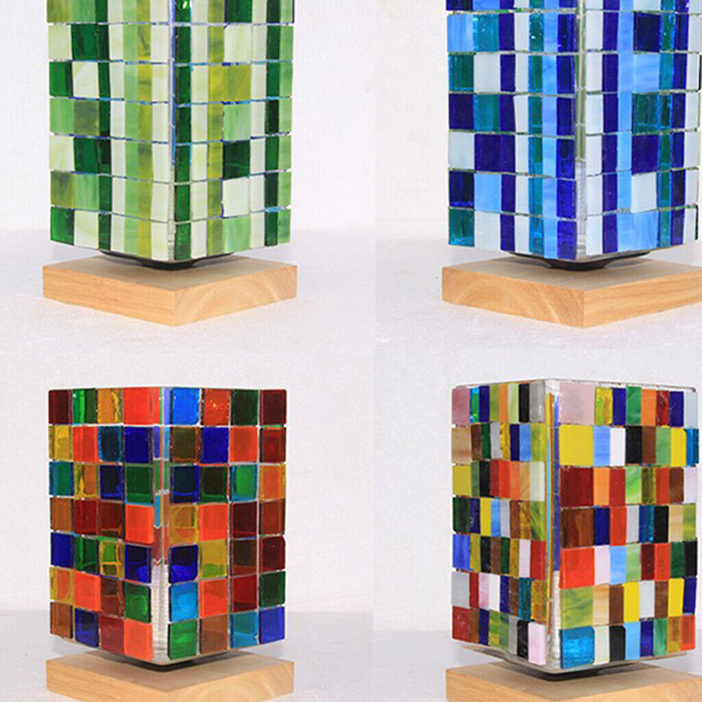 300pcs Colorful Rhombus  Pieces Mosaic Tiles Tessera  Craft 12mm
