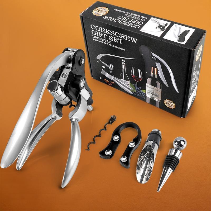 5PCS  Rabbit Wine Bottle Opener Corkscrew Set Rabbit Wine Opener Kit