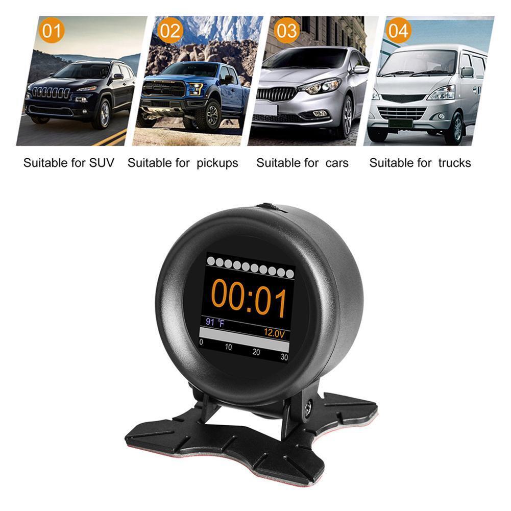 AUTOOL X60 OBD Meter OBD2 HUD Digital Water Temp Gauge Voltage Speed Meter