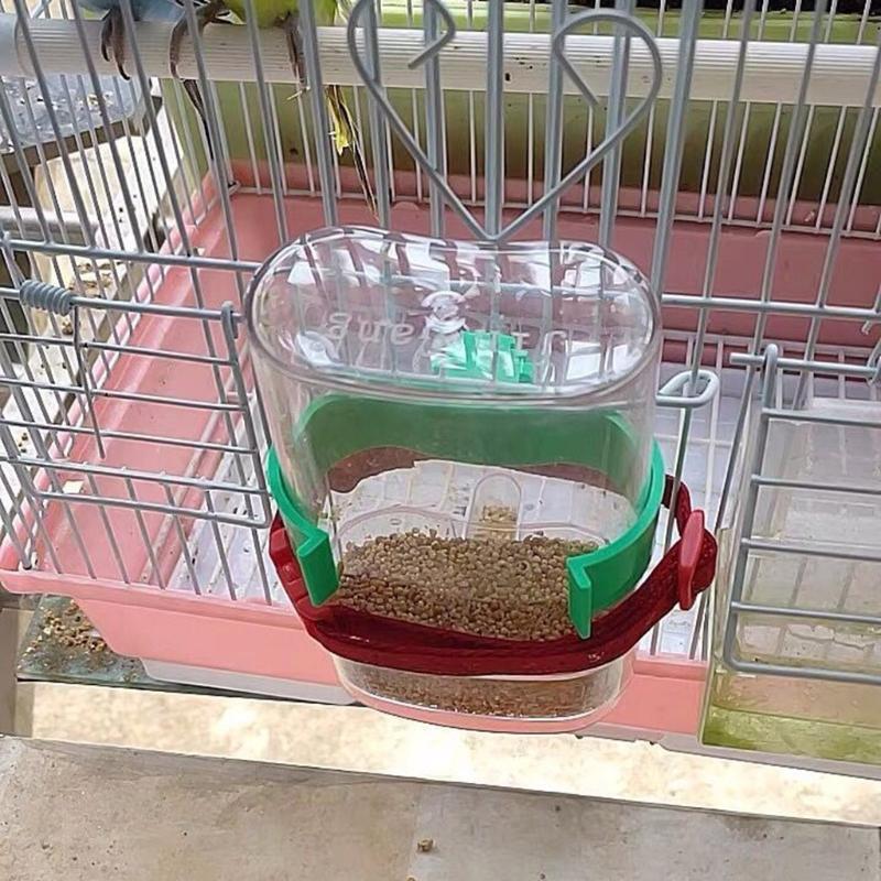2Pcs Water Feeders for Birds Water Dispenser Automatic Food Feeder for Cockatiel