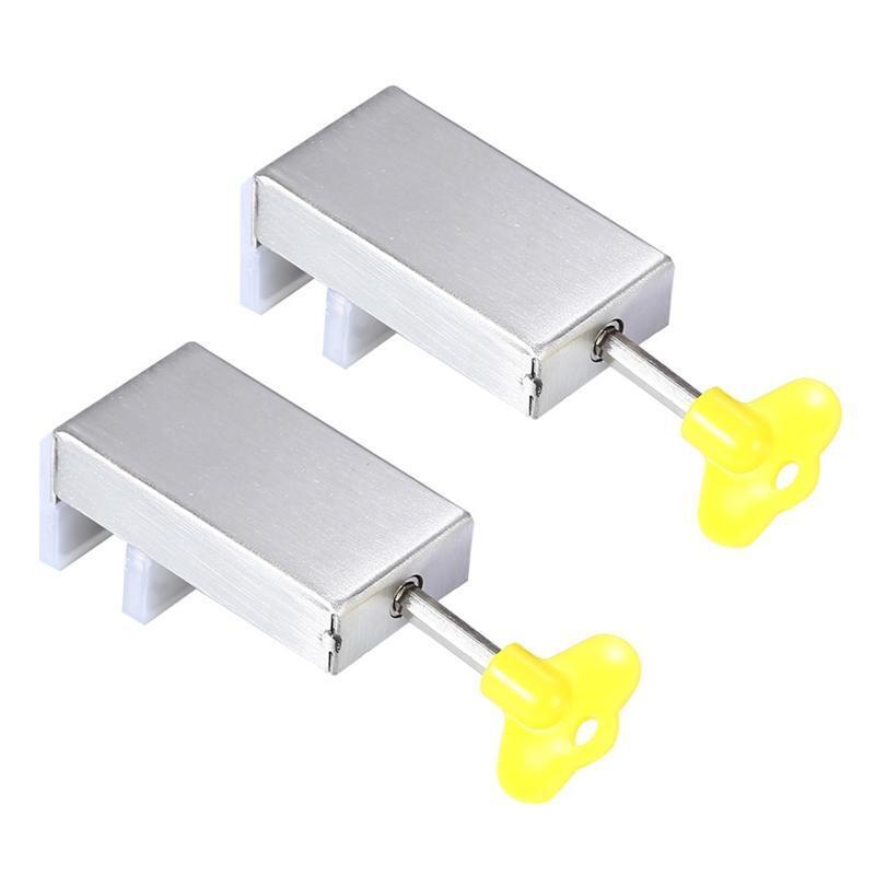 2Pcs Window Security Lock Window Limiters Child Safety Sliding Window Restrictor