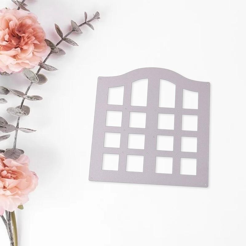 Metal Die Cuts Window Frame Cutting Dies Carbon Steel Stencils for DIY Cards