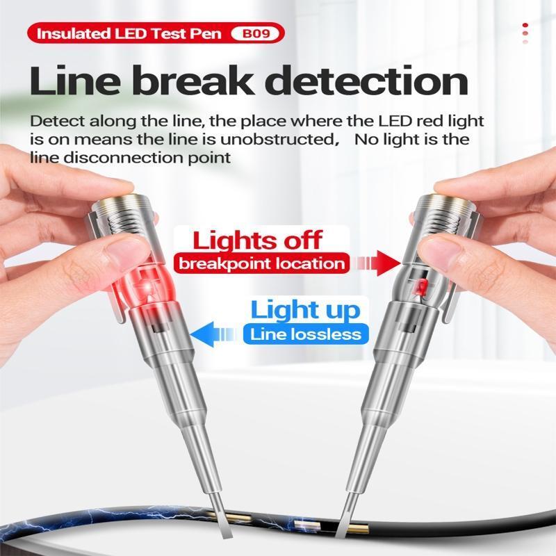 Professional Pen Electric Tester Screwdriver with LED Light Magnetic Screwdriver