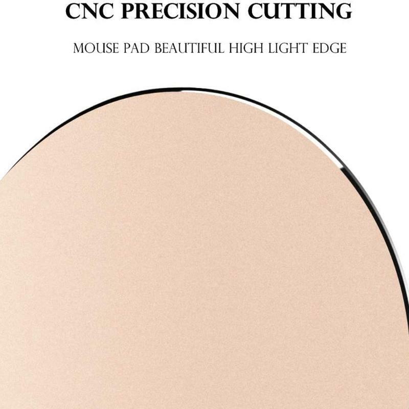 Creative Metallic Waterproof Round Mouse Pad Anti Slip Pad for Office Worker