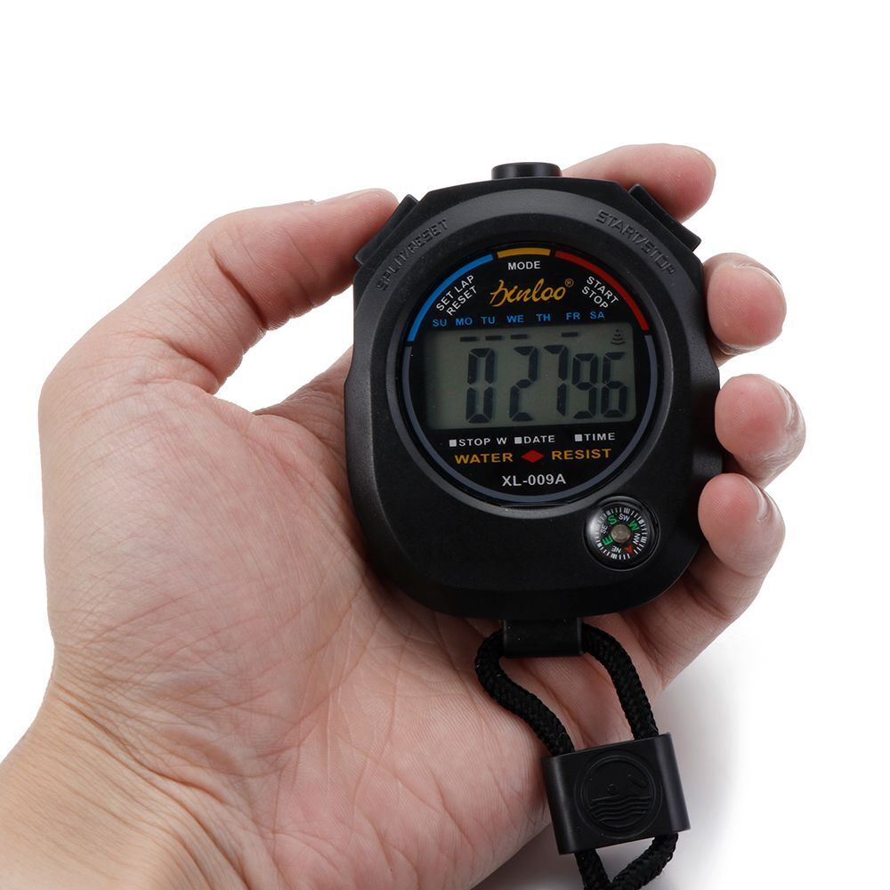 Sports Accessories Counter Timer LCD Stopwatch Chronograph Compass Digital