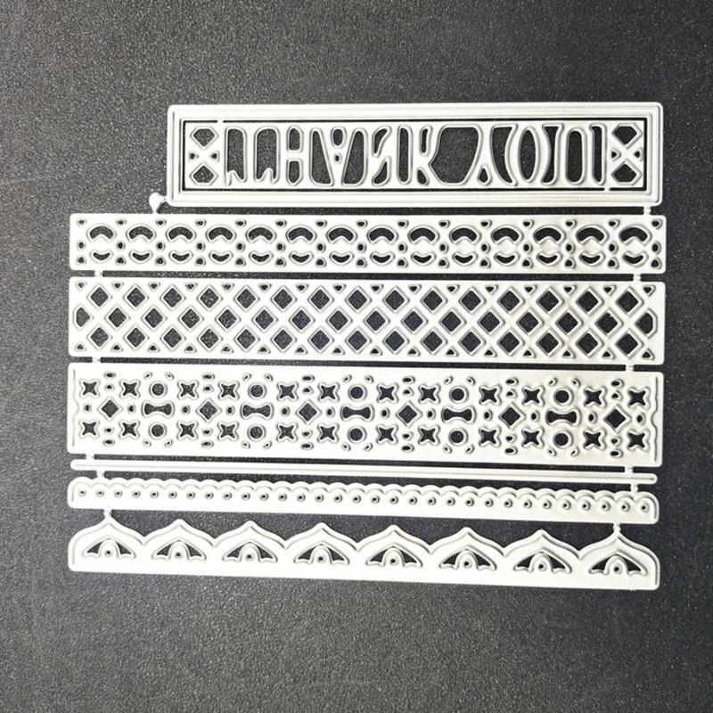 Ruler Metal Cutting Dies Stencil Scrapbooking DIY Album Stamp Paper Card