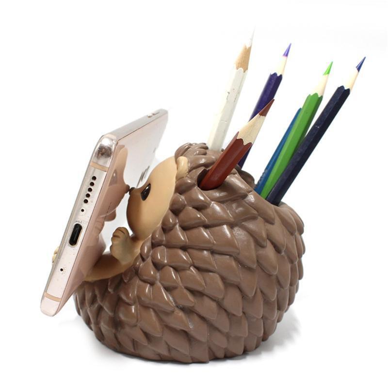 Decorative Pencil Holder Cup Office Desk Ornament for Student Kid Birthday Gifts