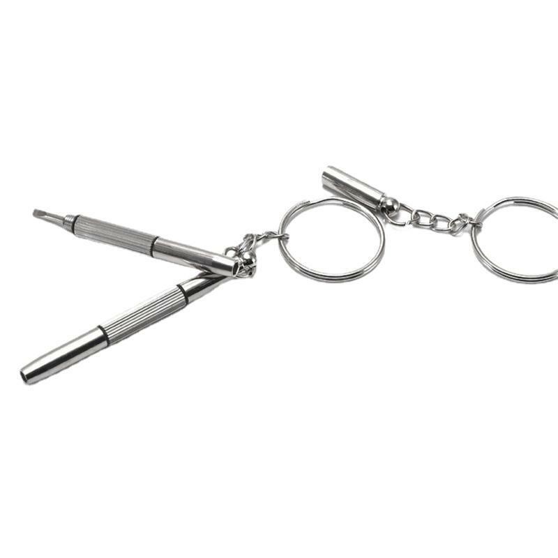 Small Eyeglass Repair Kit Mini Eyeglass Keychain Hand Tools for Sunglass Watch