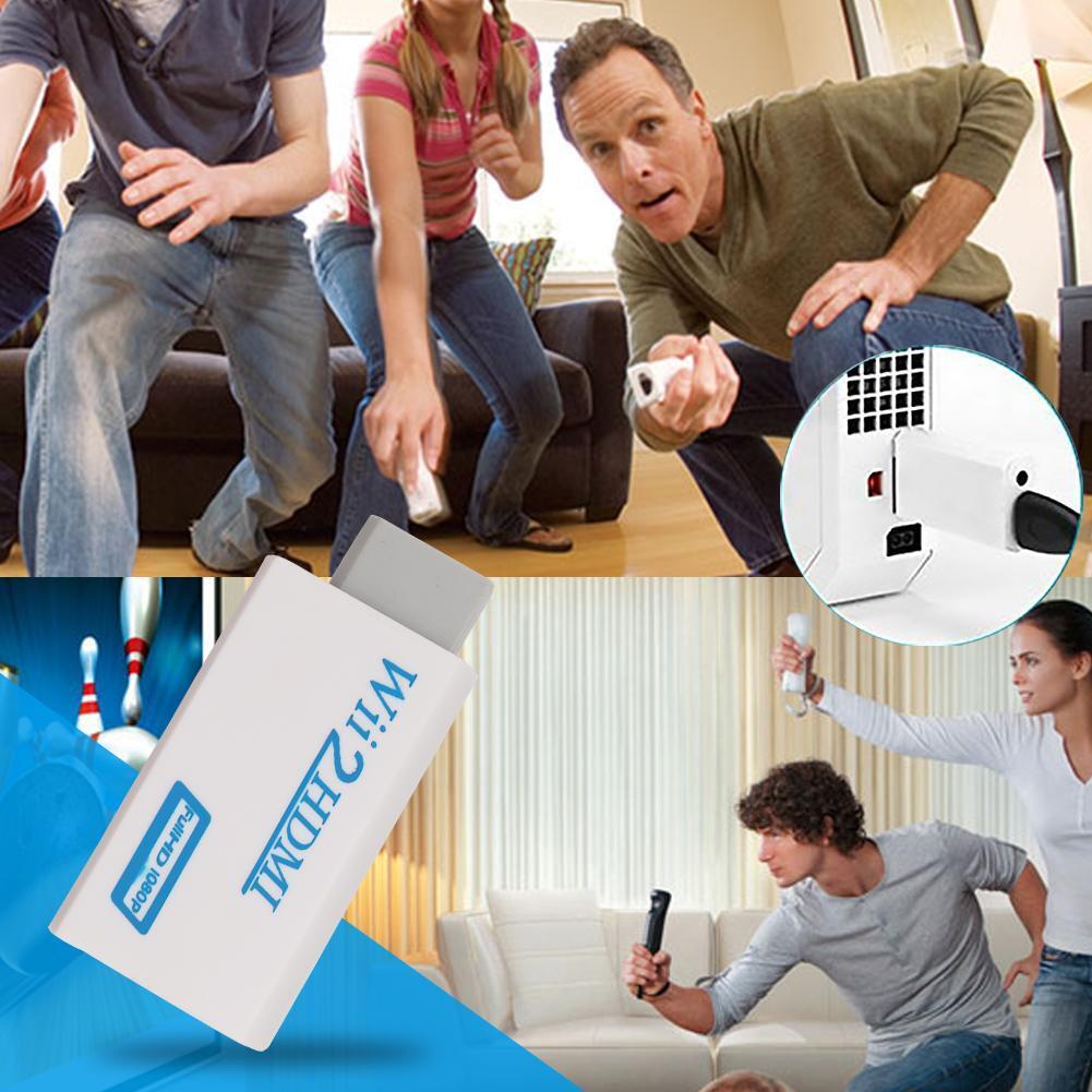 Full HD 1080P Wii to 4K HDMI-compatible Wii2HDMI-compatible Converter for P