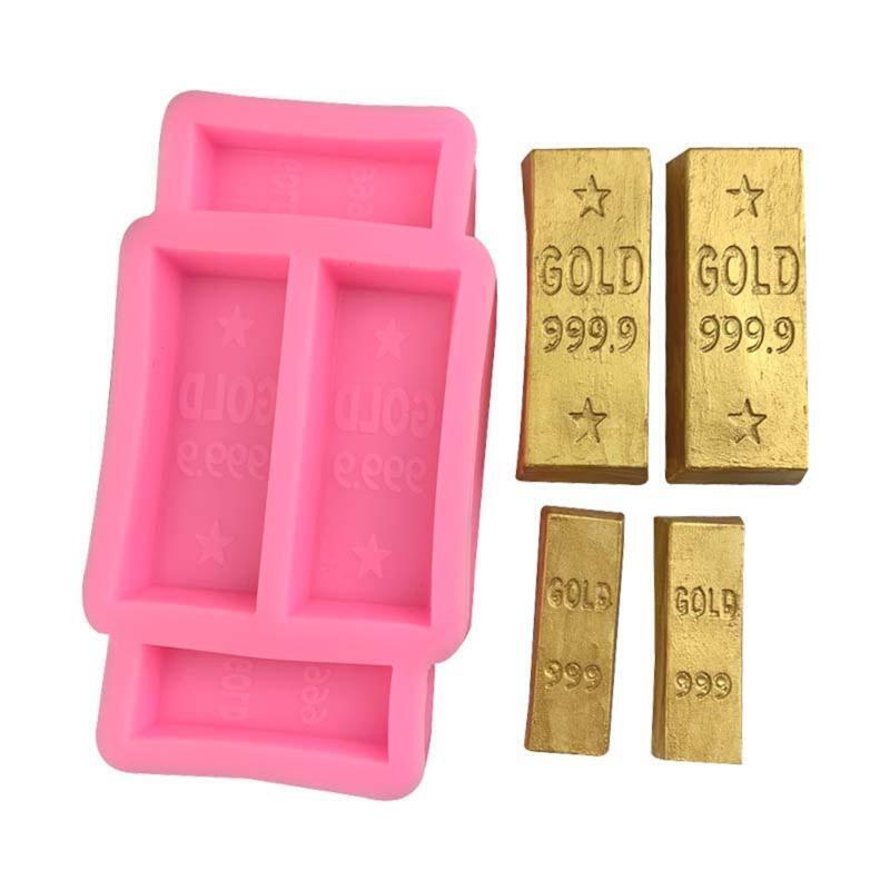 Handmade Soap Mold Creative Bullion Mold Cake Decorating Reusable Easy Use Gift
