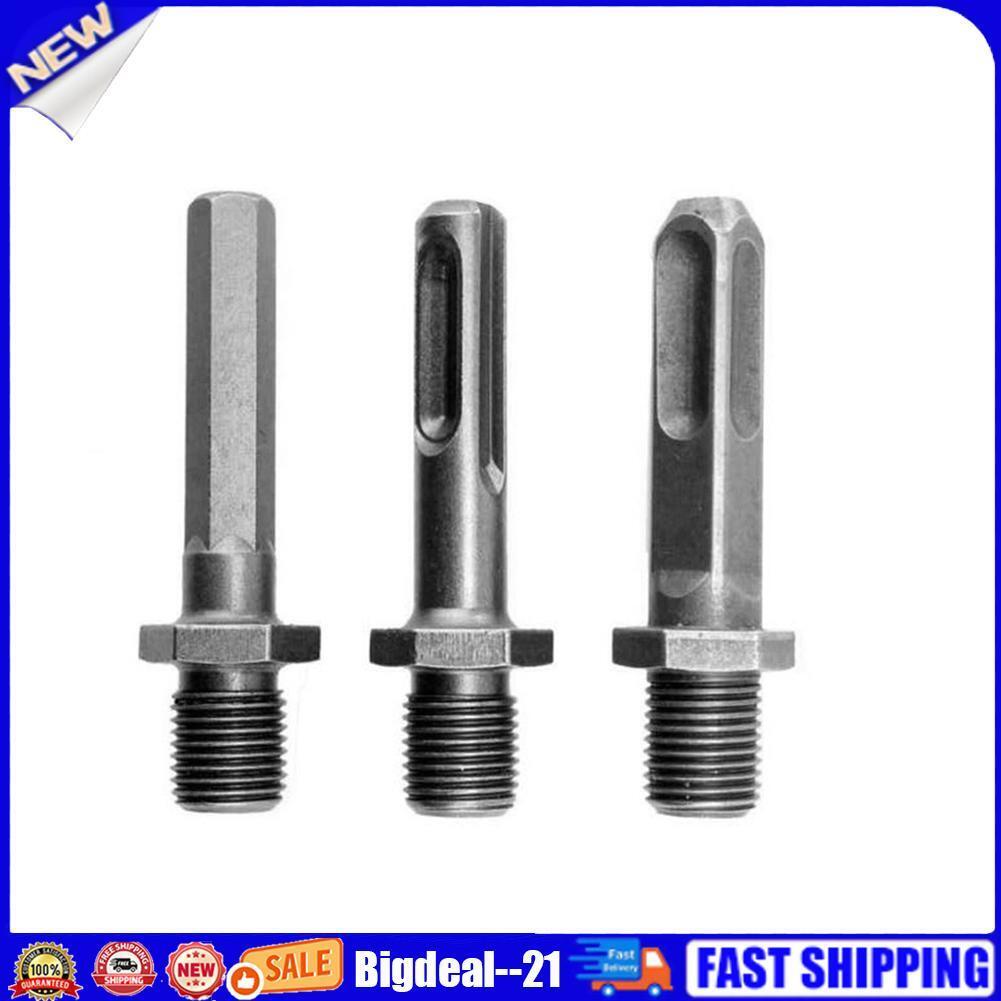 3pcs Firewood Splitter Adapter Rod Split Cone Drill Bit Woodworking Tools