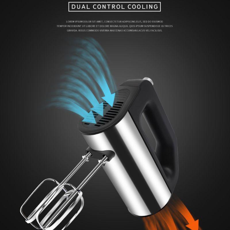 Electric Handhold Eggbeater with Handle Protable Practical Whisk Tool for Milk