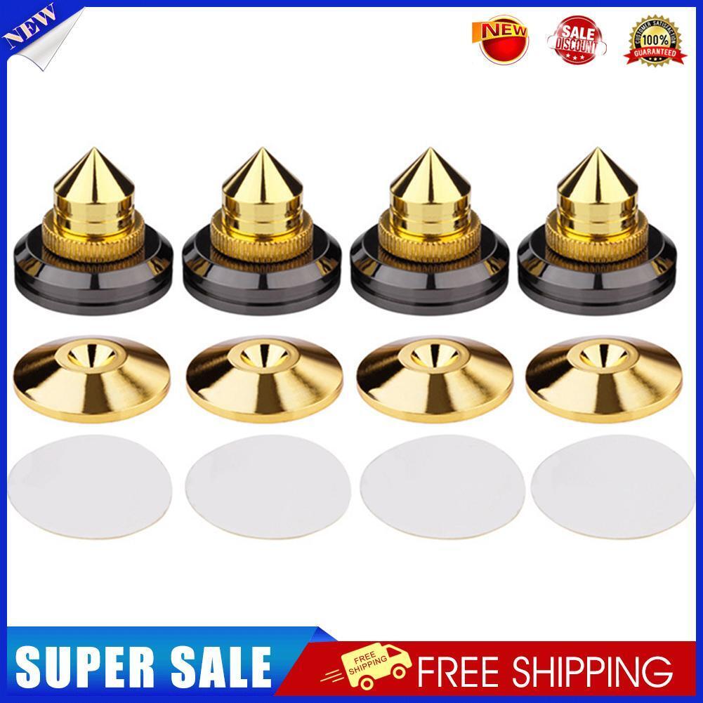 4pcs Speaker Spikes Stand CD Subwoofer Amplifier Turntable Isolation Feet