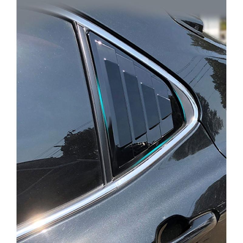 2PCS/Set For Camry 2018-2021 Rear Side Window Louvers Shutters Decoration Trim