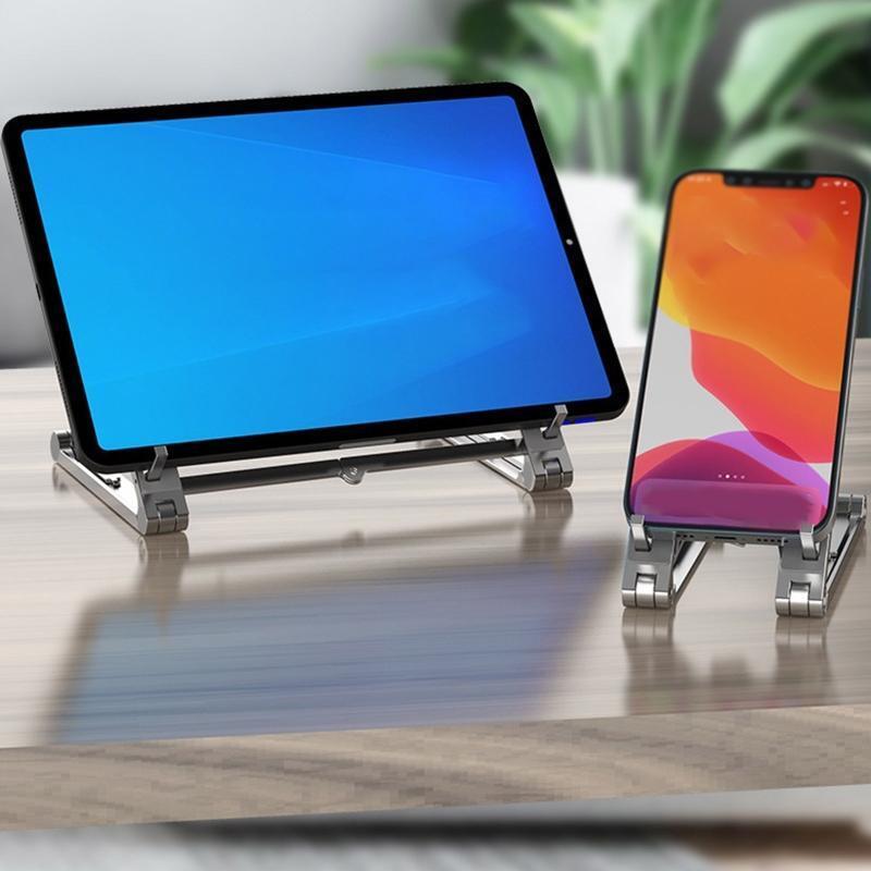 Laptop Tablets Adjustable Stand Folding Bracket Anti-slip Foldable Phone Holder
