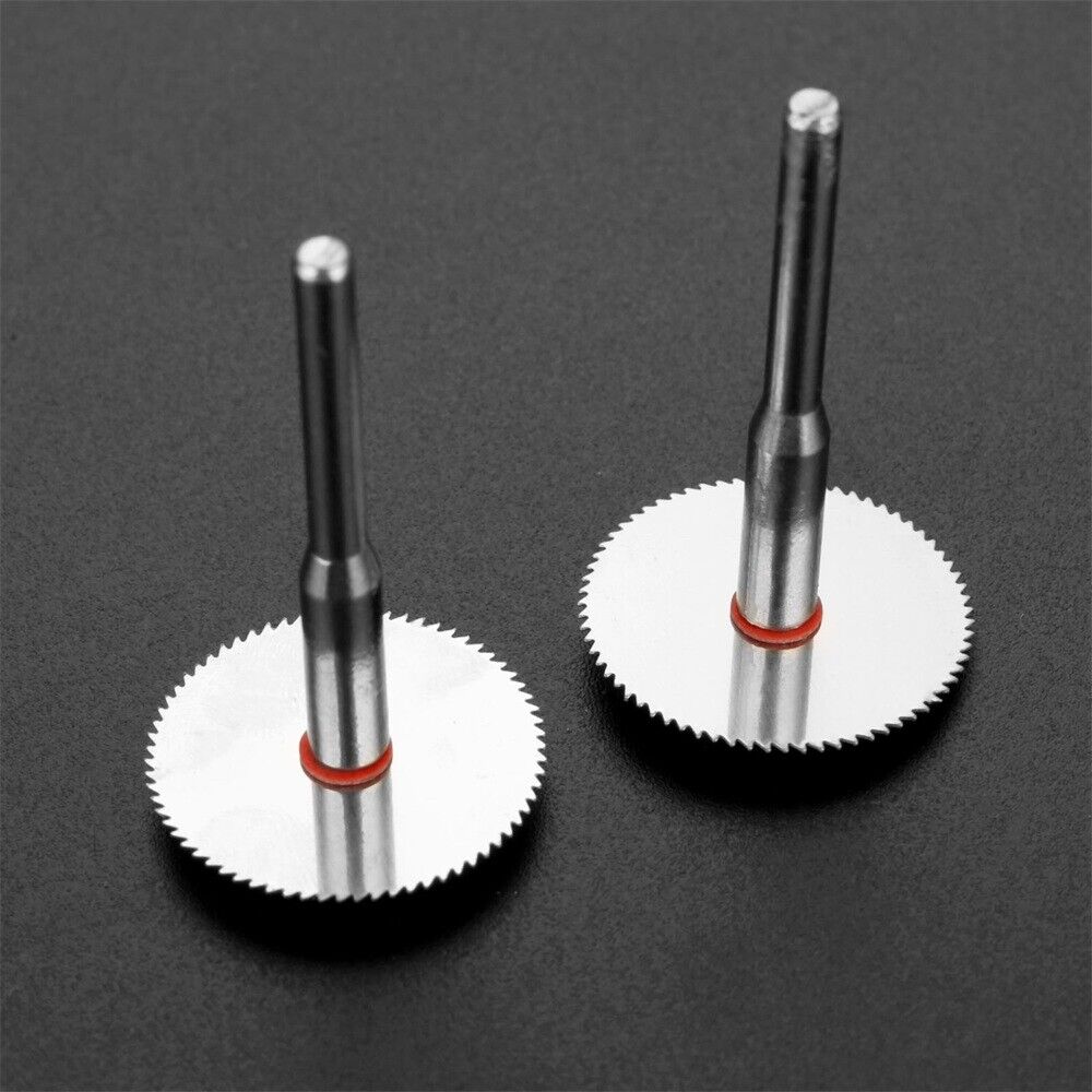 Carbon Steel Durable Circular Blades w/ Mandrel for Cutting Wood Aluminum 10Pcs