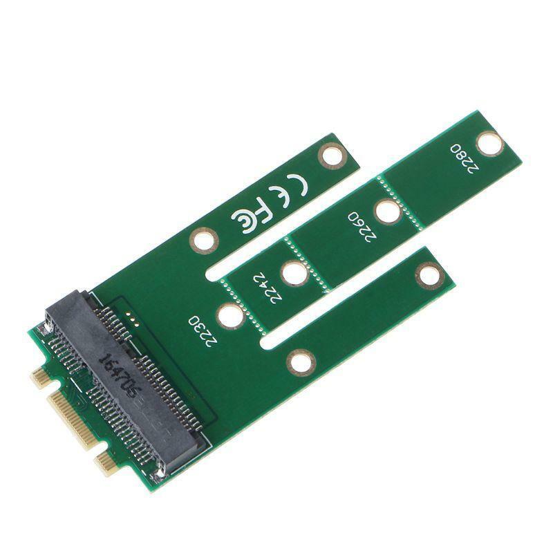 M.2 B Key to mSATA Adapter Card Mini PCI-e Add-on Converter SSD 2242 2230 2260