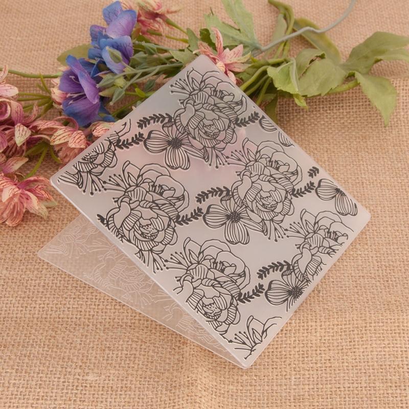 Exquisite Plastic Embossing Folder for DIY Cards Photo Album Crafts Scrapbooking