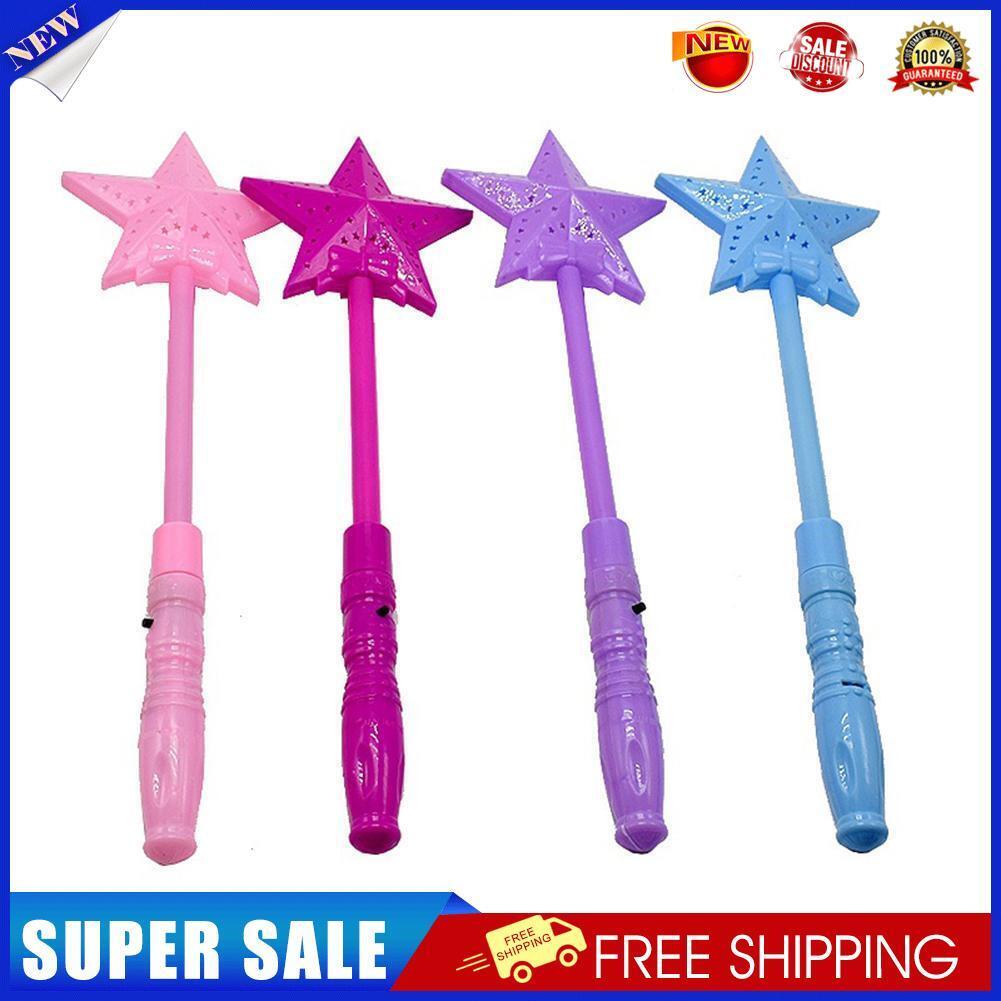 LED Flashing Hollow Star Wand Holiday Concert Party Lights Up Glow Sticks