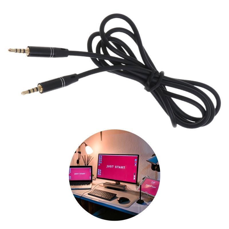 Extension Cable 2.5mm Aux Auxiliary Cord Male to Male Audio Cable TRRS for Car