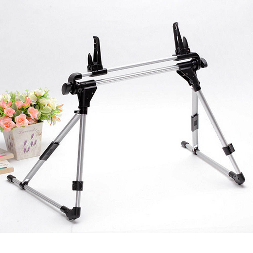 Foldable Desk Floor Stand Bed Tablet PC Holder Bracket for