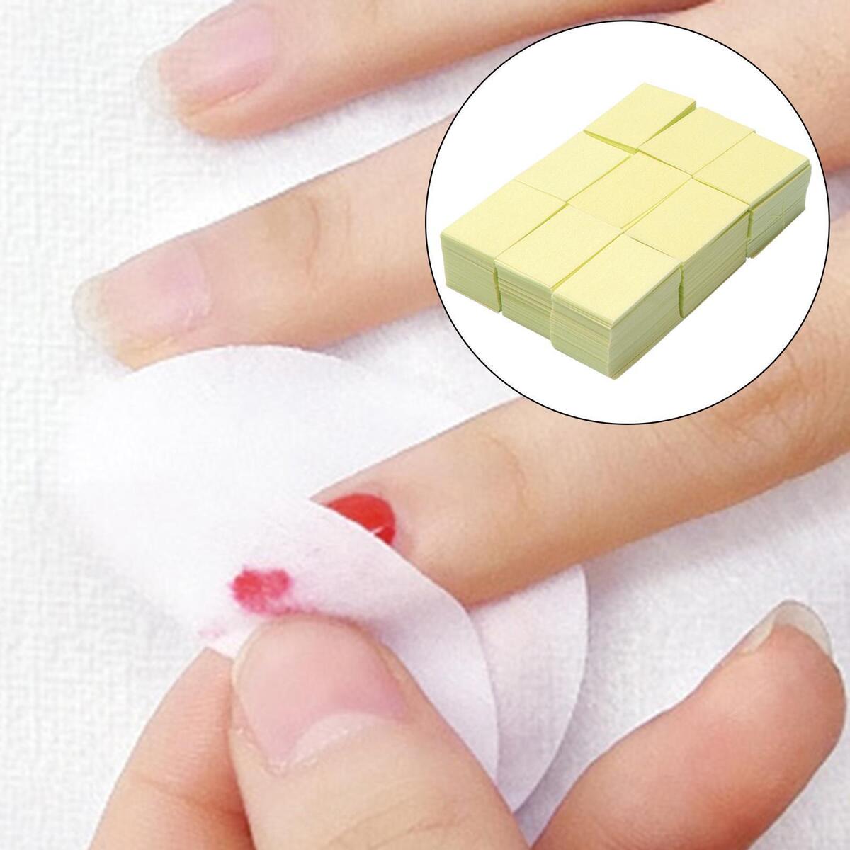 1000Pcs/Set Gel Nail Polish Remover Wipes Cleaner Nail Remover Towel Cleaner