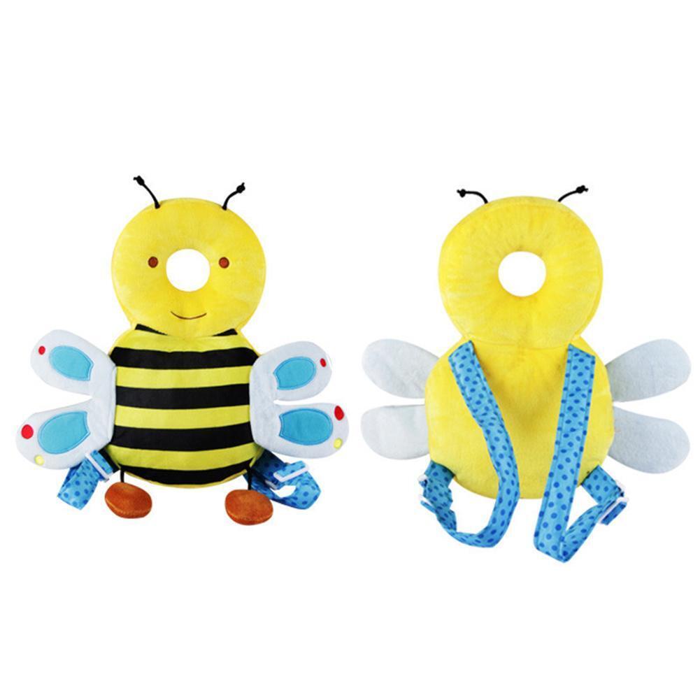 Safety Baby Head Protection Pillow Headrest Pad Neck Protector (Bees)