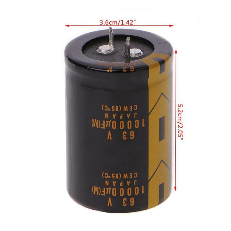 1 Pc Audio Electrolytic Capacitor 10000uF 63V 36x52mm