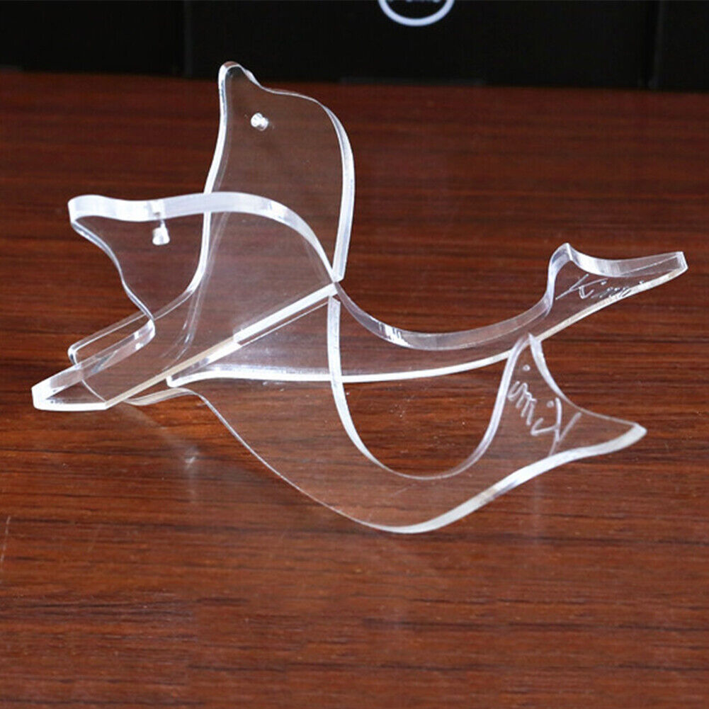 Acrylic Kalimba Holder Stand Transparent Crystal Thumb Piano Display Rack
