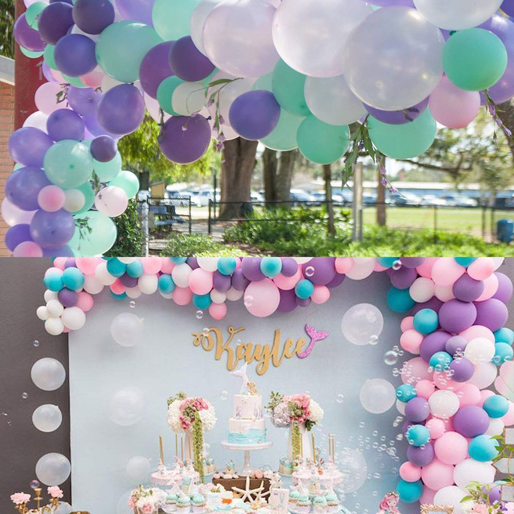 Decor Latex Balloons Set Baby Shower Confetti Balloon Party Banner Decor