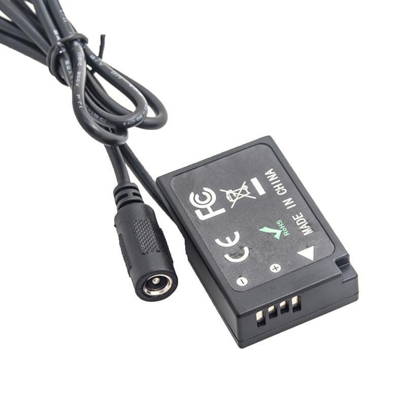 LP-E17 DR-E18 DC 5.5x2.1mm Coupler Adapter Power Supply Replace Dummy Battery