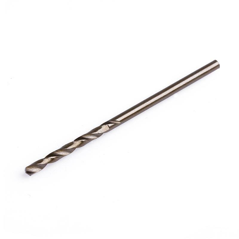 10Pcs Durable 2mm M35 Triangle Shank HSS-Co Cobalt Twist Drill Spiral Drill Bit