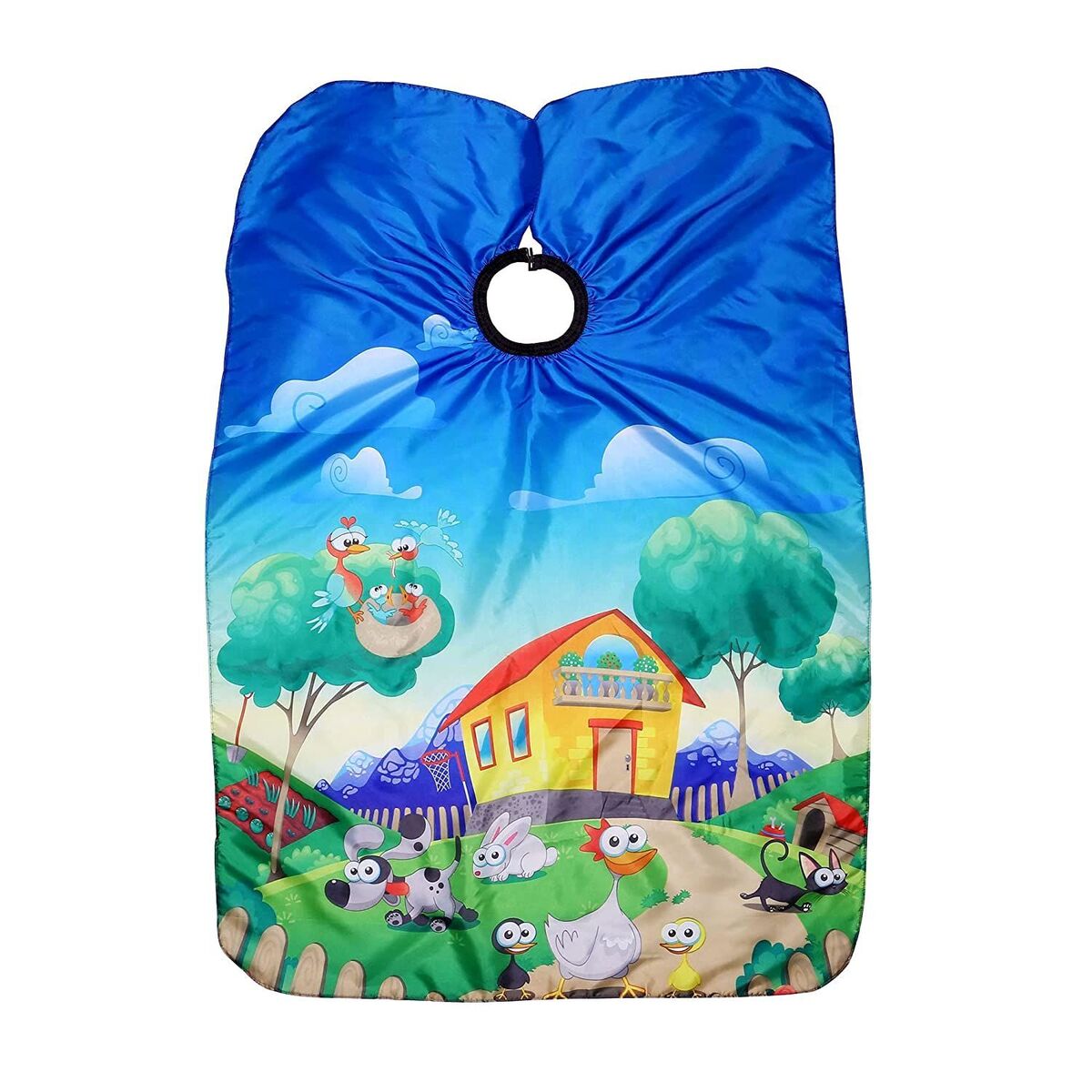 Hair Stylist Professional Adjustable Snap Barber Cape Kids Hair Cutting Salon