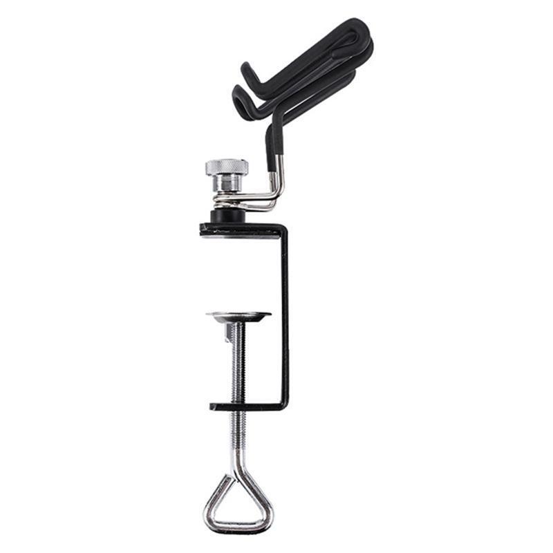 Two-brush Clamp-on Airbrush Holder Stainless Steel Airbrush Stand for Artists