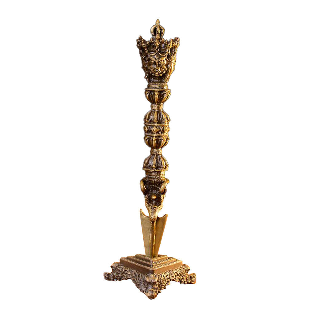 Double Layer Tibetan Buddhist  Vajra Pestle Amulet Handmade  Craft