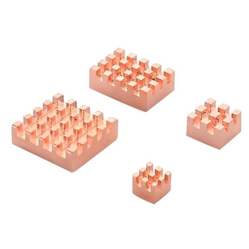 Heatsink Heat Dissipation Thermal Cooling Pad for Raspberry Pi 4B Radiator Set