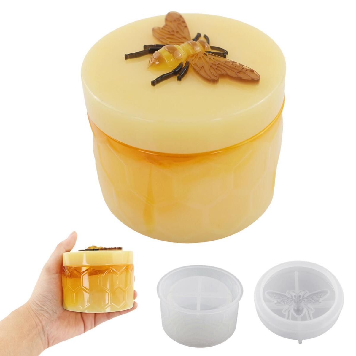 Silicone Jar Molds Reusable Handmade DIY Mould for   Jar Art Crafts