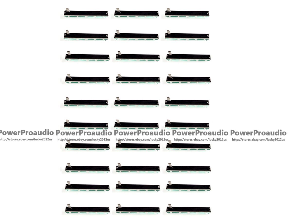 30PCS  2-channel double A10K For Behringer Soundcraft mixer fader 7.5 CM A103