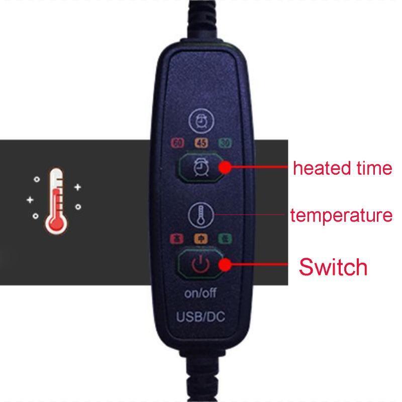 Warmer Hands Ergonomic Wired Mouse 1600dpi Optical Mouse for Home Office Friend