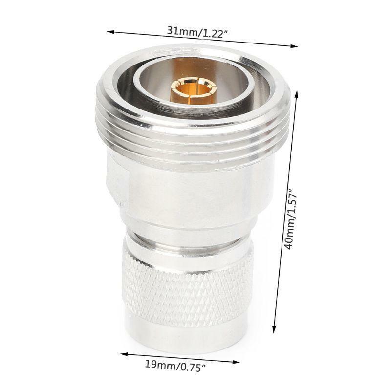 RF Coaxial Adapter L29 7/16 DIN Female Jack To N Male Plug  Connector
