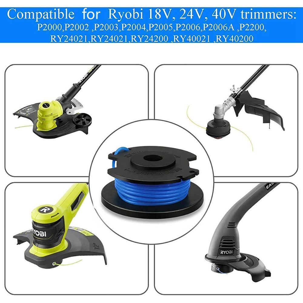 Replace Trimmer Spool Cap Spool Trimmer Mowing Head Cap for Ryobi AC14RL3A
